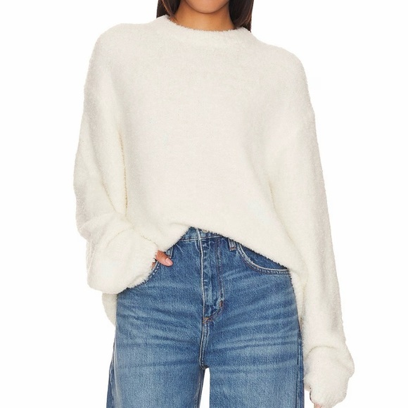 pistola Sweaters - Pistola Alpine Cozy Crew Neck Sweater in Ivory